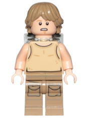 LEGO Luke Skywalker (Dagobah, Tan Tank Top, Backpack) minifigure