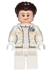 LEGO Princess Leia (Hoth Outfit White, Crooked Smile) minifigure