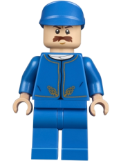 LEGO Bespin Guard - Light Nougat Head, Detailed Gold Trim, Moustache minifigure