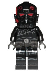 LEGO Inferno Squad Agent with Utility Belt (Frown) minifigure