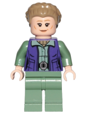 LEGO General Leia (Dark Tan Turtleneck, Detailed Vest) minifigure