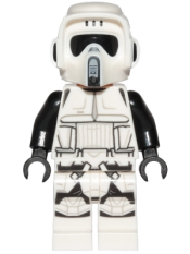 LEGO Scout Trooper (Dual Molded Helmet, Printed Legs, Frown) minifigure