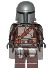 LEGO The Mandalorian (Din Djarin / 'Mando') - Silver Beskar Armor, Cape minifigure