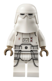 LEGO Snowtrooper, Printed Legs, Dark Tan Hands - Female, Light Nougat Head minifigure