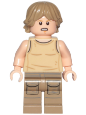 LEGO Luke Skywalker (Dagobah, Tan Tank Top) minifigure