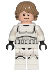 LEGO Luke Skywalker - Stormtrooper Outfit, Printed Legs, Shoulder Belts minifigure