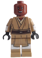 LEGO Mace Windu (Dark Tan Legs, Open Mouth, Printed Arms) minifigure