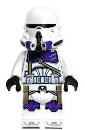 LEGO Clone Trooper Commander, 187th Legion (Phase 2) - Nougat Head minifigure