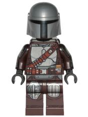 LEGO The Mandalorian (Din Djarin / 'Mando') - Silver Beskar Armor, Jet Pack, Printed Head minifigure