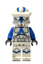 LEGO Clone Trooper Specialist, 501st Legion (Phase 2) - Blue Arms, Macrobinoculars, Nougat Head, Helmet with Holes minifigure
