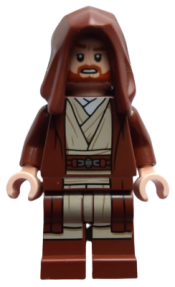 LEGO Obi-Wan Kenobi - Reddish Brown Robe and Hood minifigure