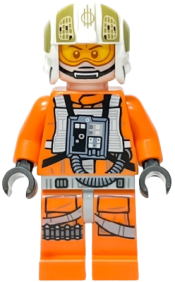 LEGO Rebel Pilot Y-wing (Jon 'Dutch' Vander, Gold Leader) - Printed Legs minifigure