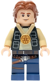 LEGO Han Solo - Celebration, Wavy Hair minifigure