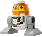 LEGO Astromech Droid, C1-10P (Chopper) - White Body minifigure
