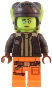 LEGO Hera Syndulla - Dark Brown Arms (75357) minifigure