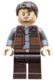 LEGO Cassian Andor - Reddish Brown Vest set