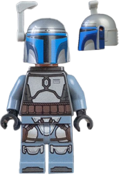 LEGO Jango Fett - Nougat Head, Plain Arms, Helmet with Black Detail Lines on Left Side set