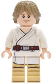 LEGO Luke Skywalker - Tatooine, Dark Tan Hair set