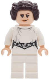 LEGO Princess Leia - White Dress, Detailed Belt with 5 Emblems set