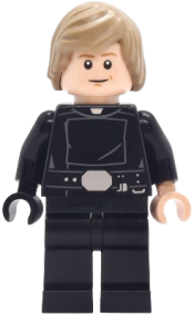 LEGO Luke Skywalker - Jedi, Hair with Side Part, Smile with Crease / Frown set