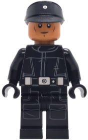 LEGO Imperial Shuttle Pilot - Medium Nougat Head set