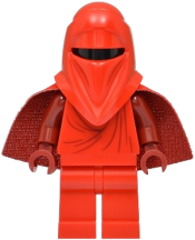 LEGO Imperial Royal Guard - Dark Red Arms and Hands, Torso Creases on Front and Back, Very Short Spongy Cape set