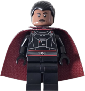 LEGO Moff Gideon - Cape, Medium Brown Head set