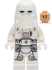 LEGO Snowtrooper - Male, Printed Legs, White Hands set