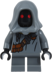 LEGO Jawa - Dark Bluish Gray Offworld Outfit, Strap with Pouches, Necklace and Pendants (Elder) set