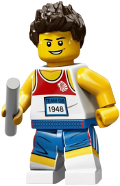 LEGO Relay Runner, Team GB (Minifigure Only without Stand and Accessories) minifigure