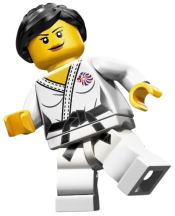LEGO Judo Fighter, Team GB (Minifigure Only without Stand and Accessories) minifigure