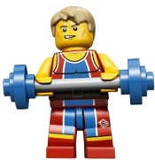 LEGO Wondrous Weightlifter, Team GB (Minifigure Only without Stand and Accessories) minifigure