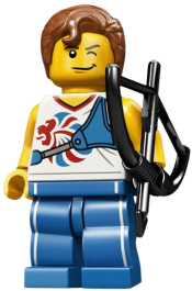 LEGO Agile Archer, Team GB (Minifigure Only without Stand and Accessories) minifigure