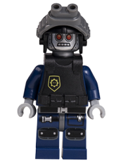LEGO Robo SWAT - Aviator Cap with Goggles, Body Armor Vest minifigure