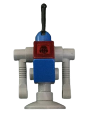LEGO Classic Space Droid -  Light Bluish Gray and Blue with Trans-Red Eye (Benny's Droid) minifigure
