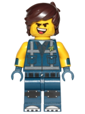 LEGO Rex Dangervest - Smile, Open Mouth, Tongue / Angry minifigure