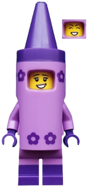 LEGO Crayon Girl, The LEGO Movie 2 (Minifigure Only without Stand and Accessories) minifigure