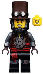 LEGO Apocalypseburg Abe, The LEGO Movie 2 (Minifigure Only without Stand and Accessories) minifigure