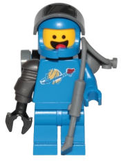 LEGO Apocalypse Benny - Smile / Scared with Welding Backpack minifigure