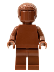 LEGO Everyone is Awesome Reddish Brown (Monochrome) minifigure