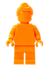 LEGO Everyone is Awesome Orange (Monochrome) minifigure