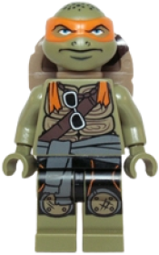 LEGO Michelangelo, Frown (Movie Version) minifigure