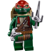 LEGO Raphael, Gritted Teeth (Movie Version) minifigure