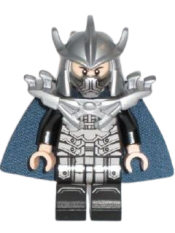 LEGO Shredder - Dark Blue Cape and Detailed Helmet (Movie Version) minifigure