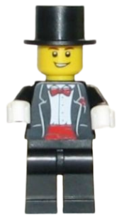 LEGO Groom with Top Hat minifigure