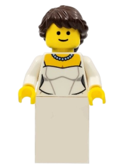 LEGO Bride, Wedding Dress with Necklace minifigure