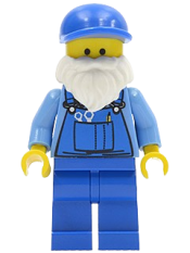 LEGO Janitor, White Beard minifigure