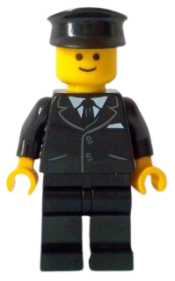 LEGO Chauffeur - Suit with Pockets minifigure