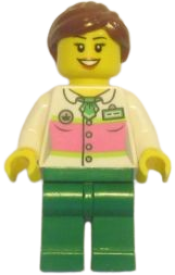 LEGO Supermarket Female Shop Assistant minifigure