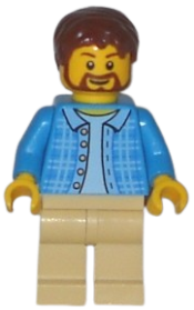 LEGO Dad - Beard, Shirt with Buttons minifigure